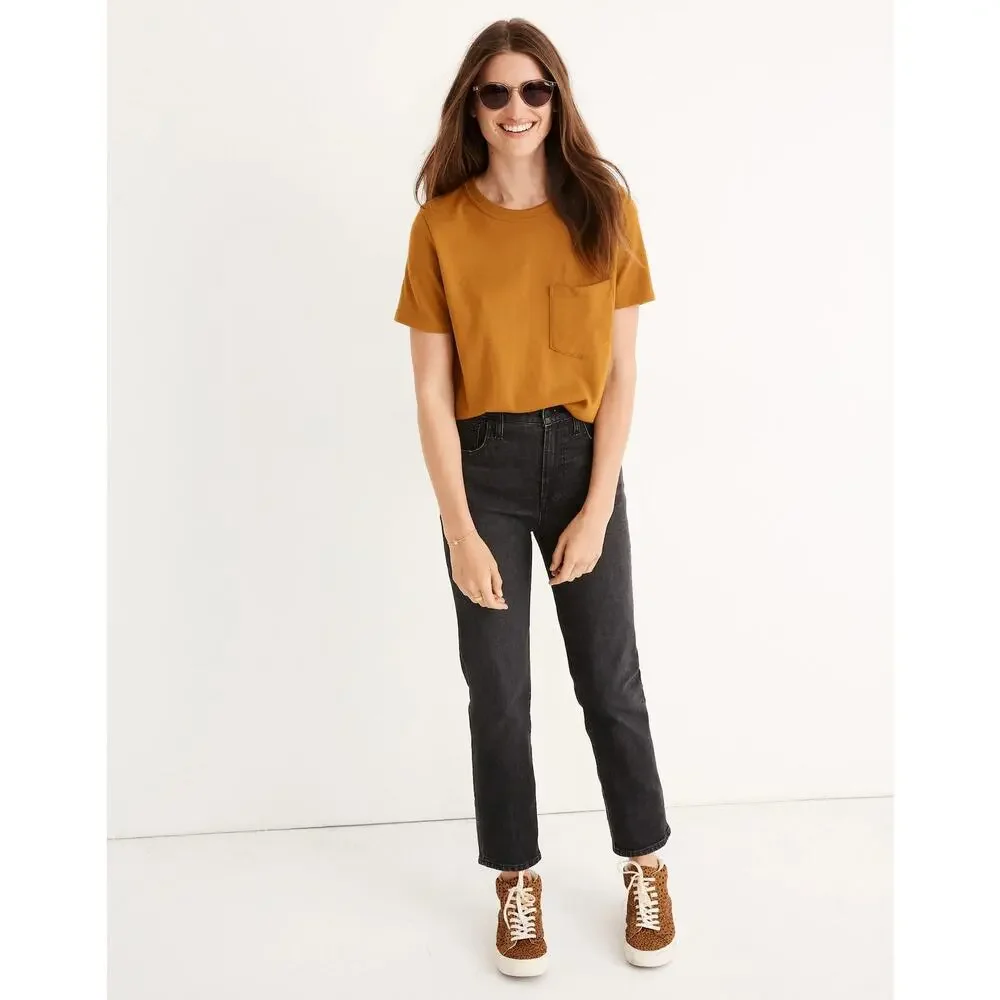Madewell The Perfect Vintage Jeans Tapered Leg in Sumner Wash Size 28 NWT_3
